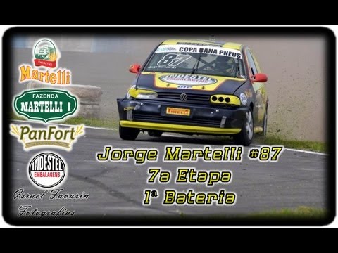 7ª Etapa 1ª Bateria - Jorge Martelli - Metropolitano de Marcas e Pilotos