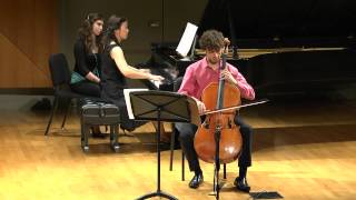 Juan-Salvador Carrasco's Cello Recital (2012) Bach/Debussy/Crumb/Beethoven/Carrasco