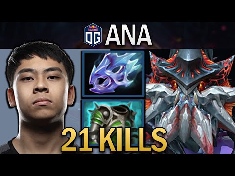 OG.ANA SMURF SLARDAR WITH MOONSHARD & 21 KILLS - DOTA 2 PRO GAMEPLAY
