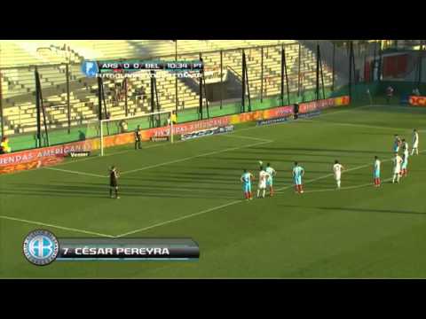 Gol César Pereyra - Arsenal 0 Vs Belgrano (Córdoba) 1 - Inicial 13'