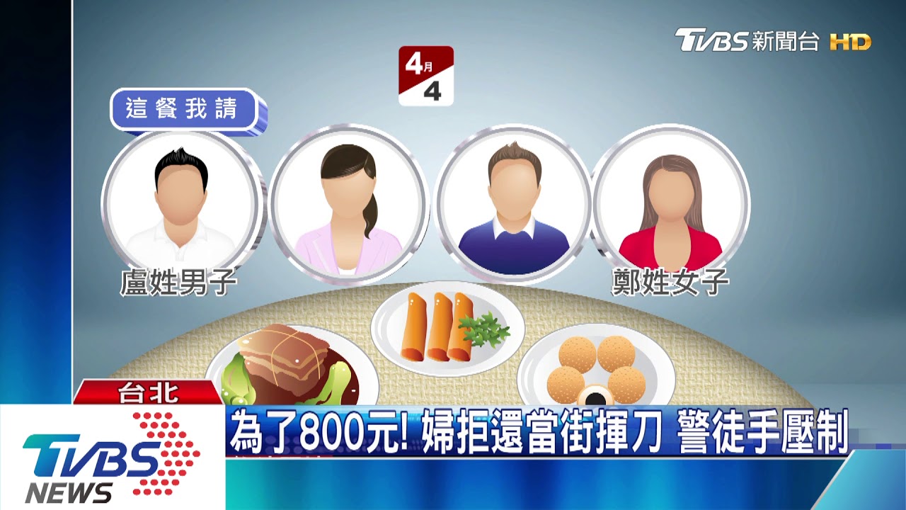 友請客找零全A走!婦遭討800元 當街揮刀