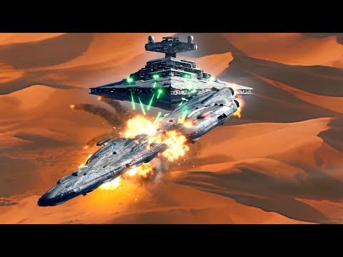 Imperial Star Destroyer Mark I vs MC80 Mon Calamari | Empire at War AR