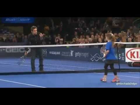 Rafa Nadal invita a Ben Stiller a jugar contra Juan Martín Del Potro y una niña de 9 años