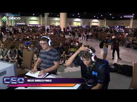 CEO 2018 Melee - Gravy (Fox) vs 2saint (Puff) - Pools