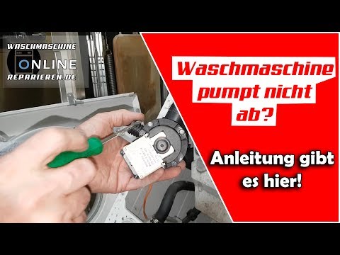 Waschmaschine pumpt nicht ab?⛔❌ Waschmaschine pumpt das Wasser nicht ab✅🔥✅