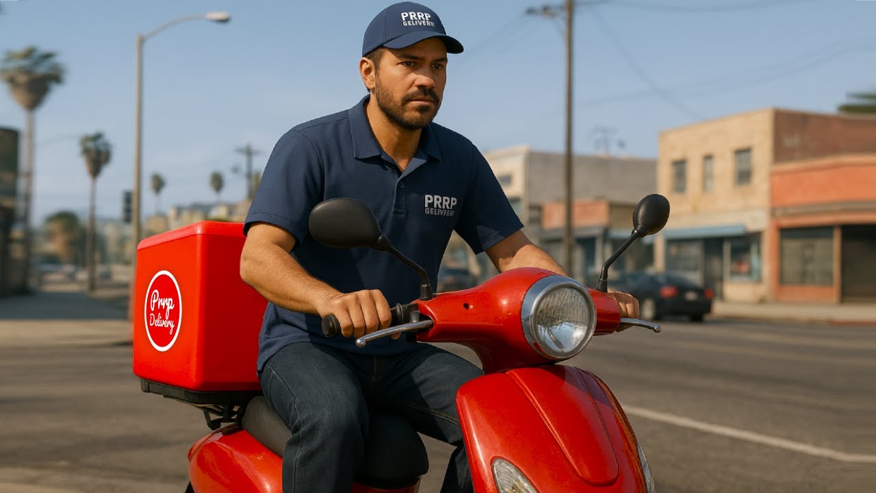 לייב GTA:RP - השליח הטוב בעולם !