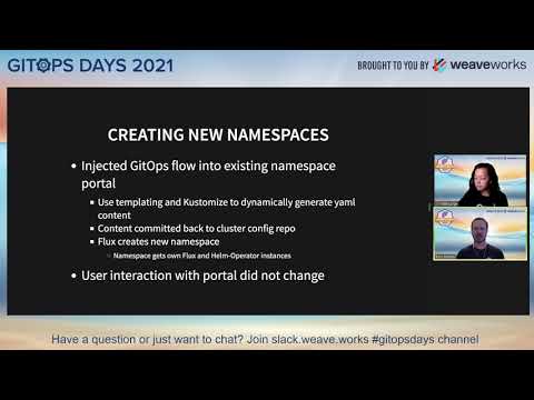 GitOps Days 2021: From Wild West to Flux Multi tenancy - Mae Large & Russ Parmer