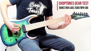 Video thumbnail for Ibanez RGDIX7MPB-SBB Iron Label 2016 - Demo & Playthrough by ChoptonesOfficial