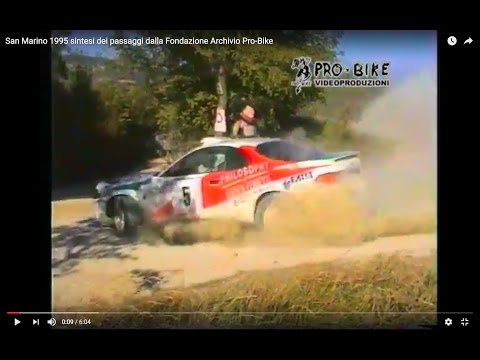 San Marino 1995 sintesi dei passaggi dalla gara vinta dal grande Pucci Grossi