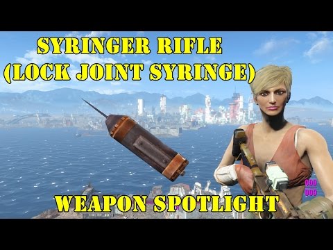 Fallout 4: Weapon Spotlights: Syringer Rifle With Lock Joint Syringe