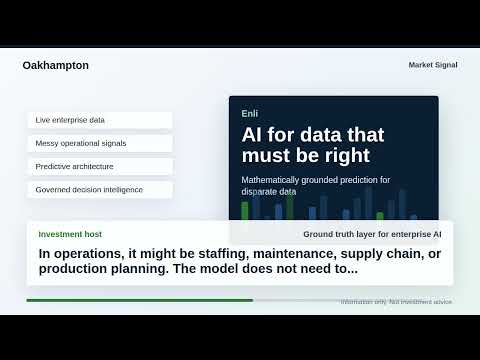 Enli: Mathematically Grounded AI for Disparate Enterprise Data
