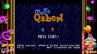 Mega Qbert! (Sega Genesis - Homebrew)
