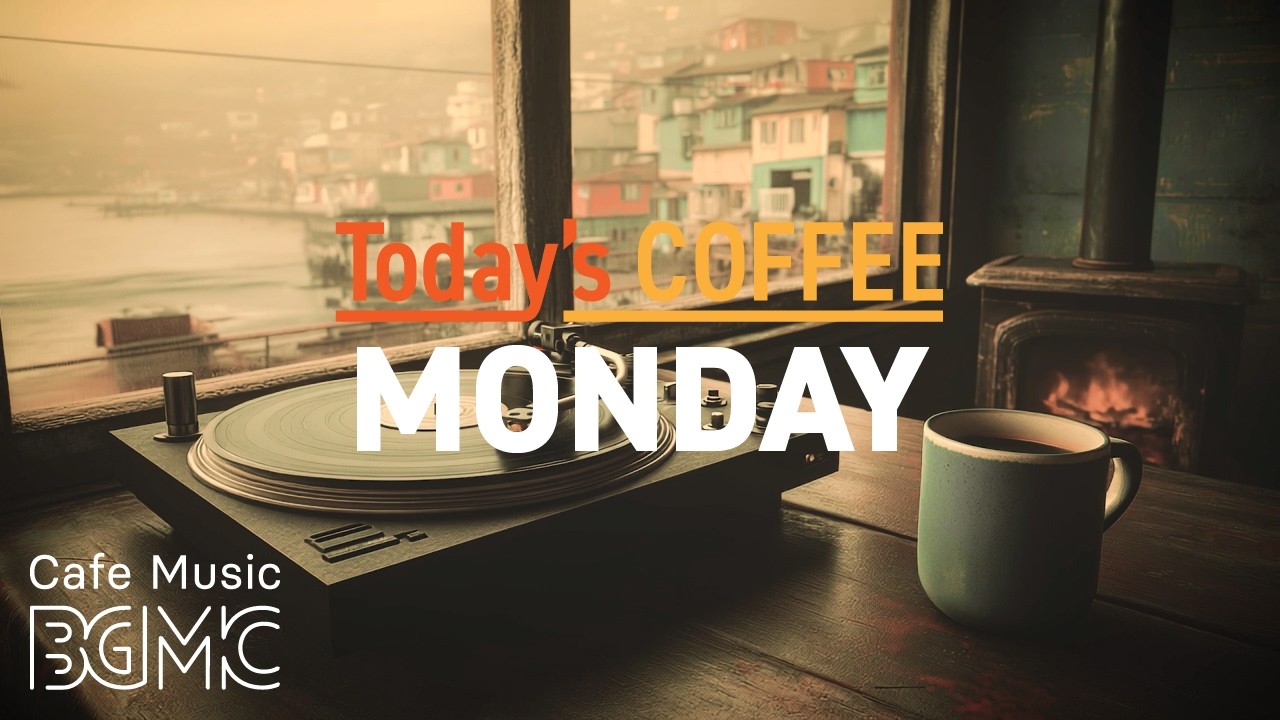 Today's COFFEE MONDAY: Coastal Sunset Cafe Jazz ☕ Smooth Piano & Tropical Bossa Nova for Week Start