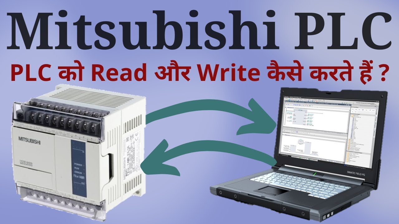 Mitsubishi PLC Programming in Hindi  How to Read and Write PLC | Learn EEE