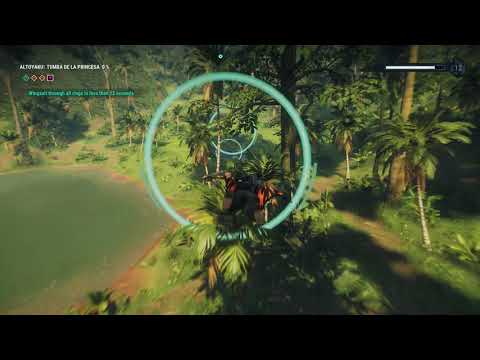 Just Cause 4 - Wingsuit through all rings in less than 12 seconds - Altoyaku Tumba de La Princesa