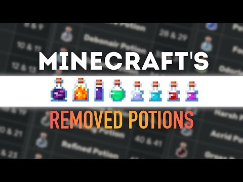 Minecraft's 29 Removed Potions! | #shorts | Did you know Minecraft