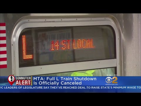 L Train Shutdown Officially Canceled