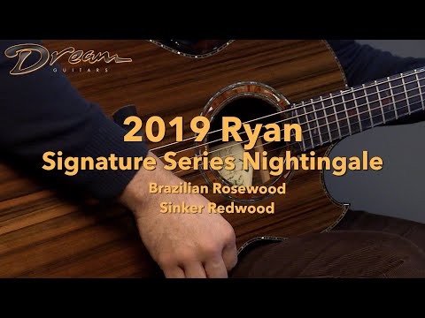 2019 Ryan Signature Series Nightingale, Brazilian Rosewood/Sinker Redwood image 26