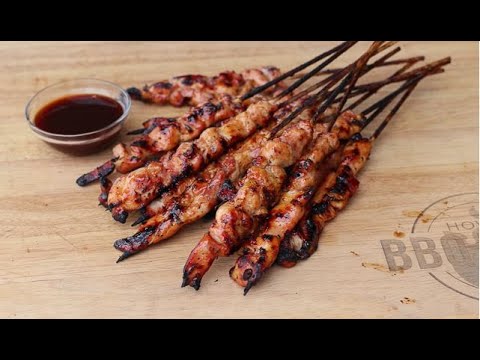 Malcom Reed's Brown Sugar Bourbon Chicken Skewers