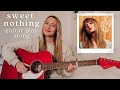 Taylor Swift Sweet Nothing Guitar Play Along EASY CHORDS - Midnights // Nena Shelby