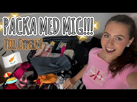 PACKA MED MIG till CYPERN!🧳🇨🇾