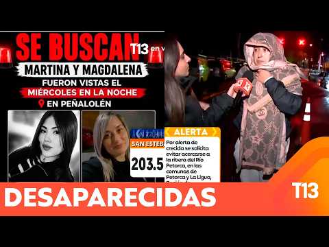 Intensa búsqueda de dos jóvenes desaparecidas en San José de Maipo