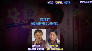 Chahe Laakh Tufaan Aaye Karaoke With Scrolling Eng
