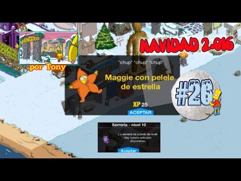 Los Simpson Springfield "Navidad'16: Cap. 26 - Maggie con pelele estrella y Serrería al 10" por Tony