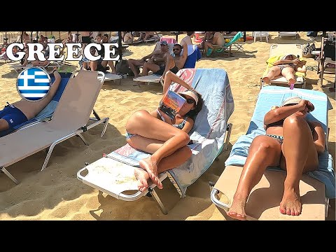 BIKINI BEACH | A piece of paradise on a Greek beach | Beach walk