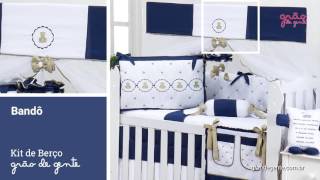Quarto para Bebê sem Cama Babá Elegance Teddy Marinho | Ref: 59127