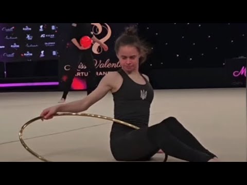 Taisiia ONOFRIICHUK (UKR) Hoop  - Podium Training - GP Tartu 2026