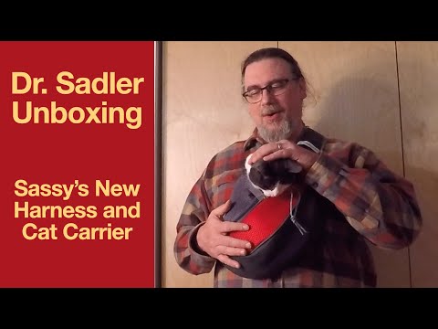 Unboxing  - Sassy's New Harness and Carrier (Now We Can Go For Walks Outside!)