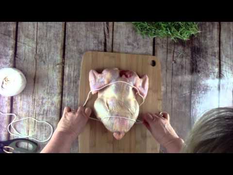 How to Truss a Chicken for Rotisserie