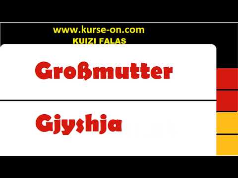Mesimi 17 Meso Gjermanisht - Shqip para gjumit falas per fillestar