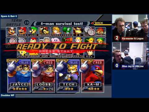 [2017-01-28] Spare & Bair 0 - SSBM - WF - Ka-master + Logos vs Blue Jay + LifeLine