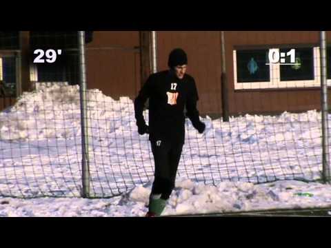 Tomasz Łątka 0:1 (29') II Sparing Seniorów: Lubań T. - Płomień (07.02.2014r.)