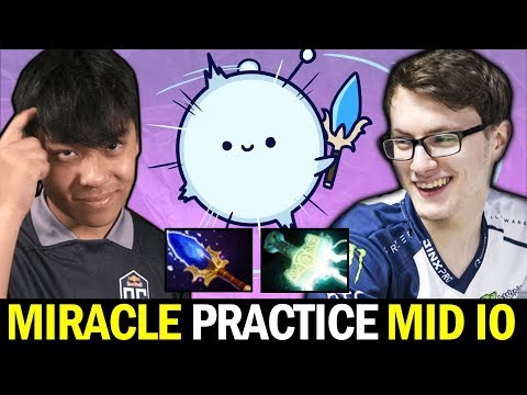 MIRACLE hard practice ANA Signature IO Carry — From FAIL to GODLIKE Dota2