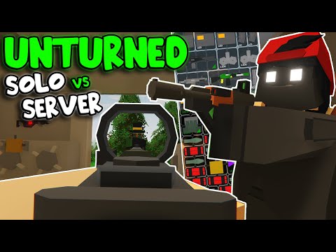Unturned PvP - 7500 Hour Solo DESTROYS EXTREME Abusive Server