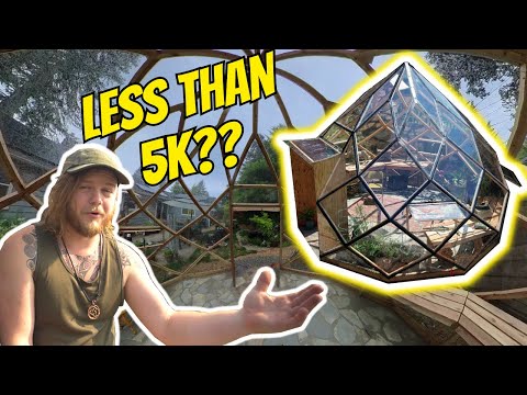 How to Build a Zome Greenhouse - Premium Materials Version!