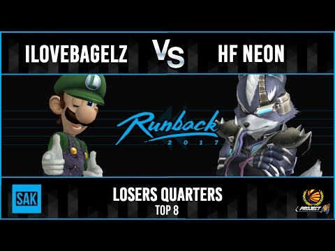 Runback 2017: ilovebagelz (Luigi) vs HF Neon (Wolf) Losers Quarters