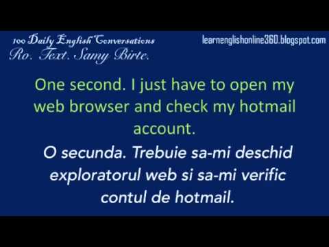 Conversatii în Englezā. Lectia. 95. Fācînd o paginā web.