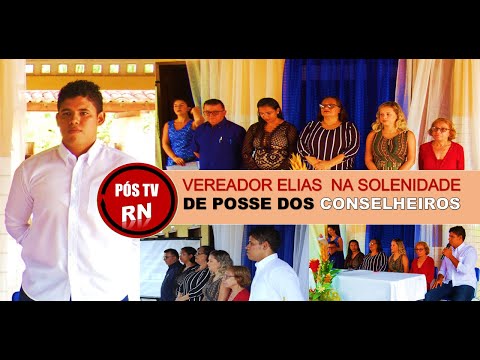 VEREADOR ELIAS RODRIGUES NA POSSE DOS NOVOS CONSELHEIROS TUTELARES DE GEORGINO AVELINO