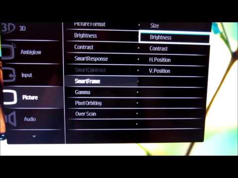 Philips 278G4DHSD Menu System (OSD)