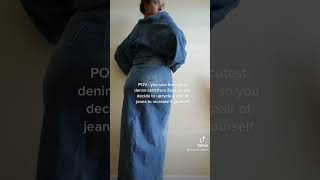 Jeans to denim skirt - #sewing #shorts #diyfashion #diy #fashion