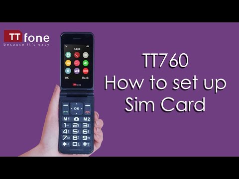 How to set up the TTfone TT760 Flip Senior Big Button Mobile Phone