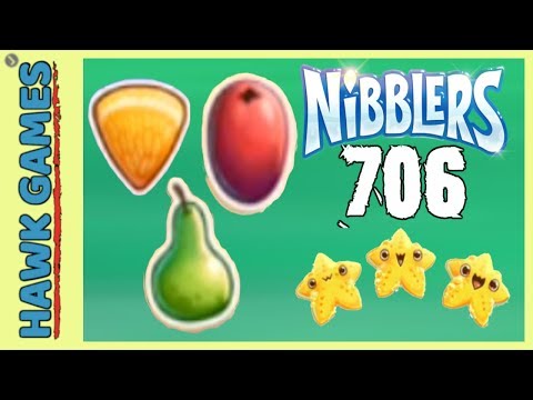 Fruit Nibblers Level 706 - 3 Stars Walkthrough, No Boosters