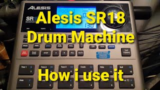 Video thumbnail for Alesis SR18 Drum Machine by 80s Man