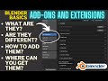 Mastering BLENDER BASICS Made Easy Addons And Extensions