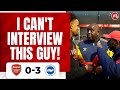 Arsenal 0-3 Brighton | I Can't Interview This Guy! (Ty)