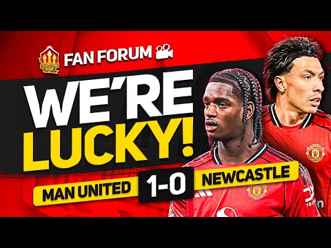 Martinez & Heaven UNREAL! Man United 1-0 Newcastle | LIVE Fan's Forum